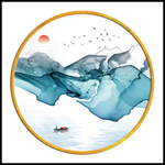 中式 线条画 TIF分层