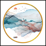 精品TIF分层 抽象线条画