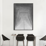 现代黑白工业空间装饰画挂画玄关