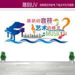 音乐室 音乐教室 音乐展板 校