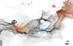 中式画  TIF分层 装饰画