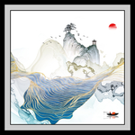 中式TIF分层 装饰画