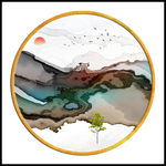 中式 中国风高清画 TIF分层