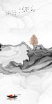 玄关中国风装饰画 TIF分层