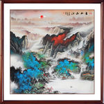 巨幅山水画