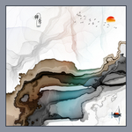 水彩手绘装饰画 TIF分层画