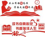 文化墙 阅览室 读书室  阅览