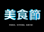 立体字
