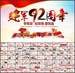 建军92周年学习军史PPT
