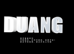 立体字
