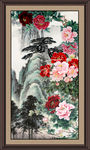 国画牡丹