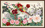 国画牡丹