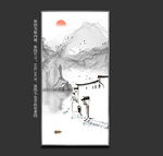 马头墙 徽派山水装饰画