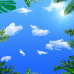 蓝天