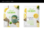 冻干柠檬片花茶包装设计