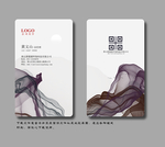 红色名片 水墨是红色名片
