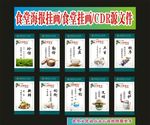 食堂文化专心挂画