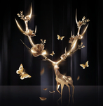 地产 提案 鹿 黑金 蝴蝶