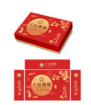 中秋高端礼盒梨包装平面图