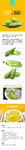 生鲜白瓜蔬菜详情创意海报设计