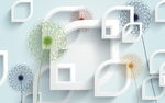 3D方框蒲公英