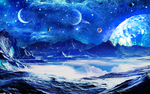 高清星空背景墙