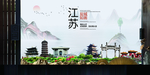 盐城如画中国风城市形象海报广告