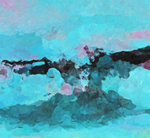 抽象油画