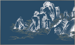 新中式国画山装饰画