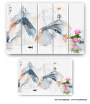 水墨壁画