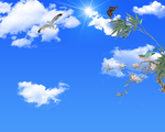蓝天