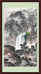巨幅山水画