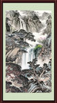 巨幅山水画