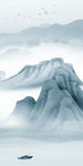 高清山水玄关画 TIF分层