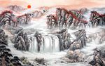 国画背景
