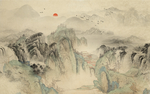 国画背景墙