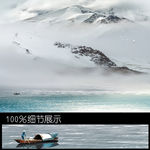山水风景客厅背景墙