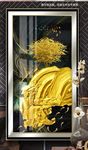 创意玄关发财树装饰画挂画