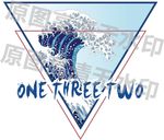 潮牌矢量海浪班服图案印花设计