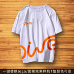 T恤logo贴图图案贴效果样机