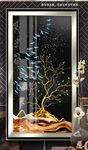 新中式发财树飞鸟玄关装饰画