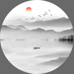 玄关山水