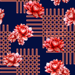 方巾 丝巾 女装图案 数码印花