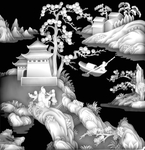 精雕图 灰度图 浮雕图 3D图