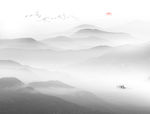 新中式山水画