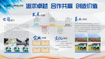 企业文化展板多彩清晰