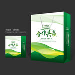 绿色手提袋 手提袋设计 手提袋