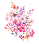 高清手绘花卉印花