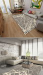 现代北欧几何抽象纹理图案地毯图