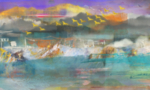 抽象油画